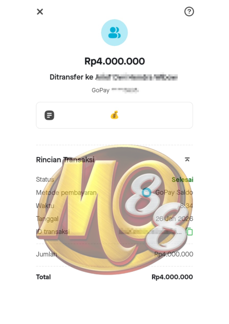 Bukti Pembayaran JP Meon88 19